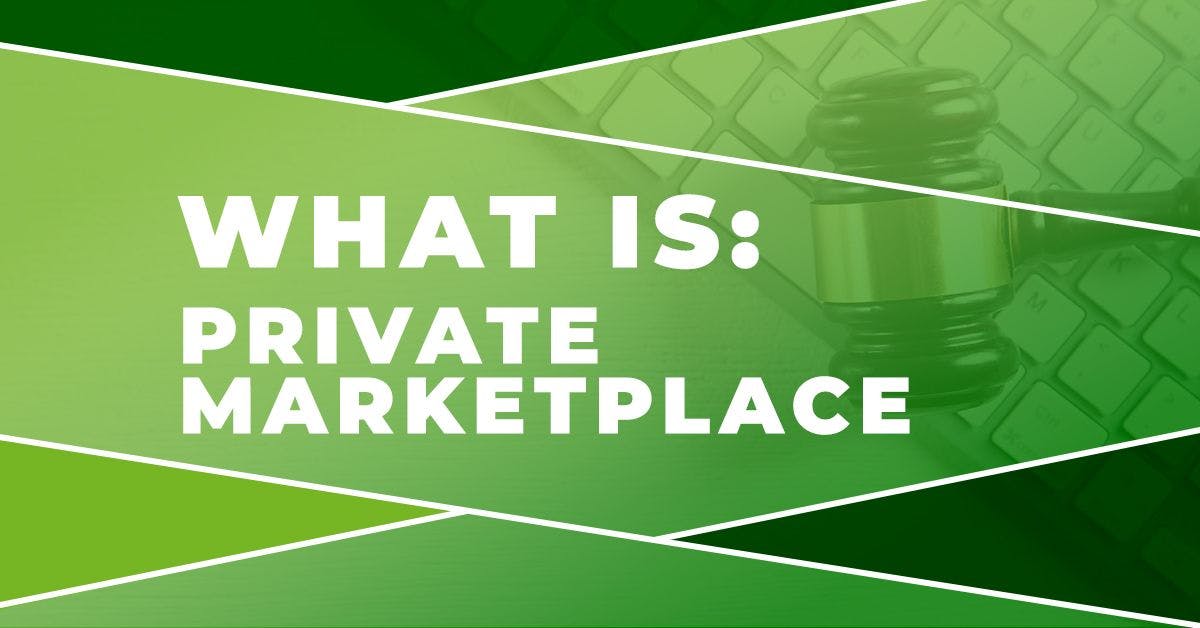 What is a private marketplace plan?