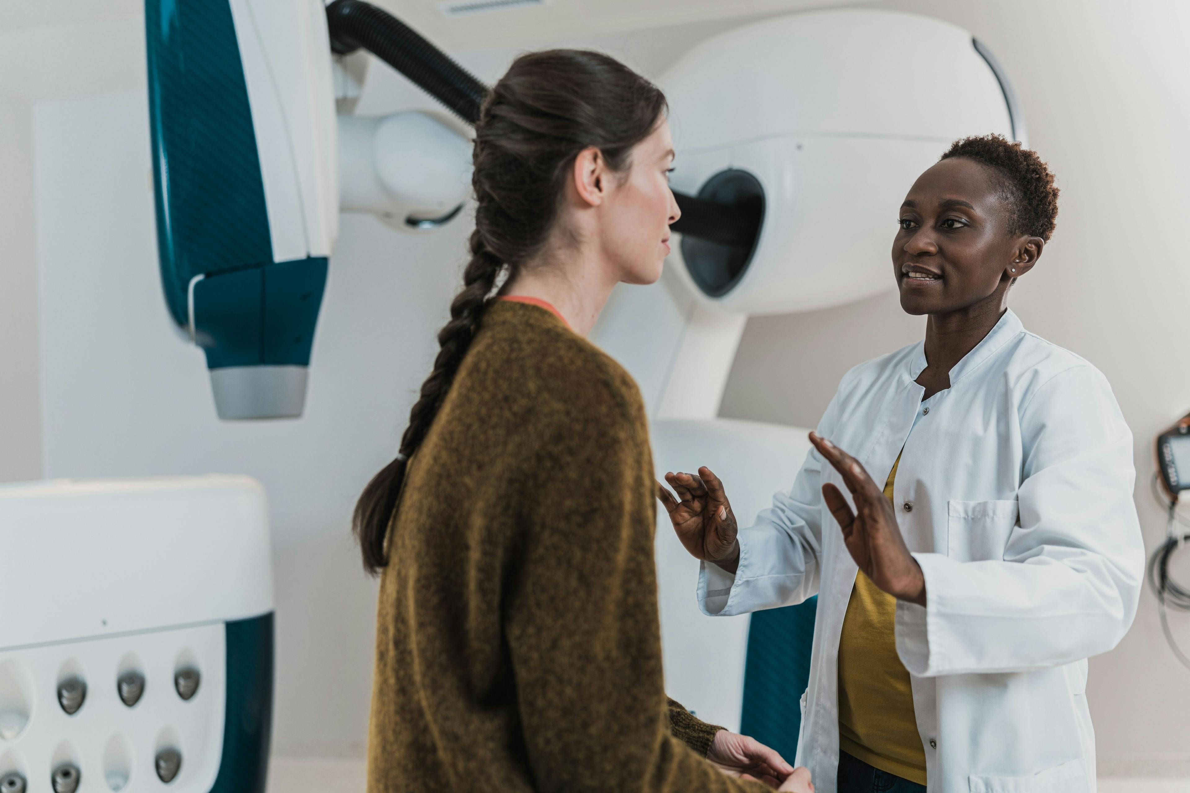 Image search suggestion: Include images of diverse women receiving various aspects of healthcare such as preventive check-ups, doctor consultations, exercise, and healthy eating.